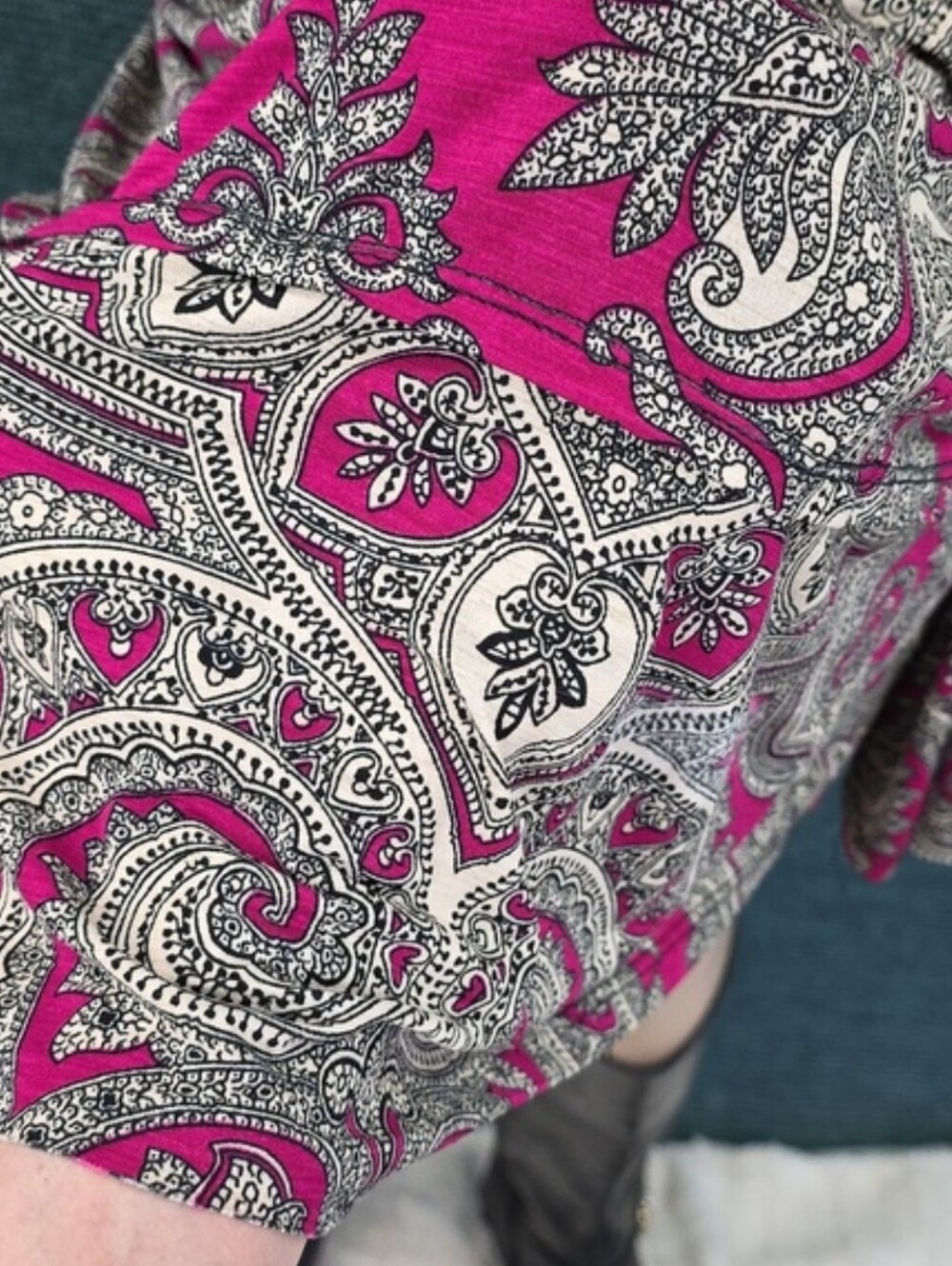 Karl Lagerfeld Paisley Dress, Rare, Hard To Find! - Picture 9 of 16
